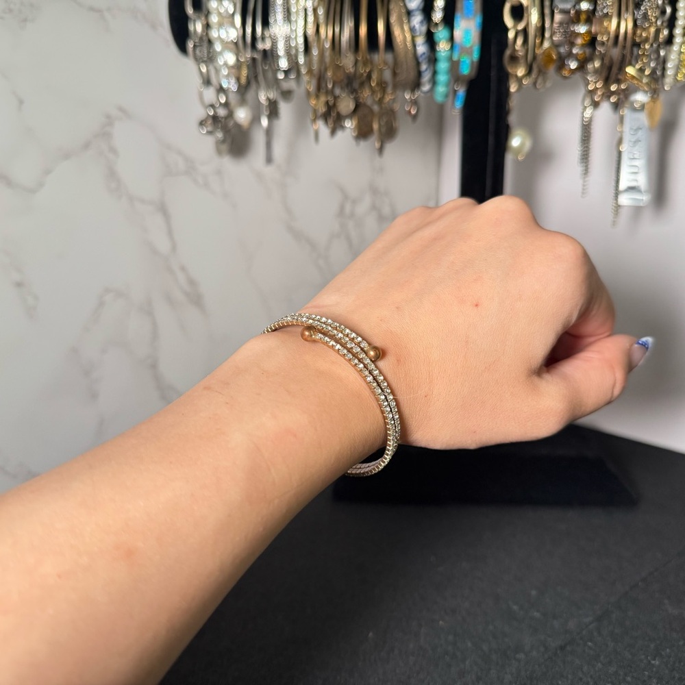 Chic Gold and Silver Women's Bracelet